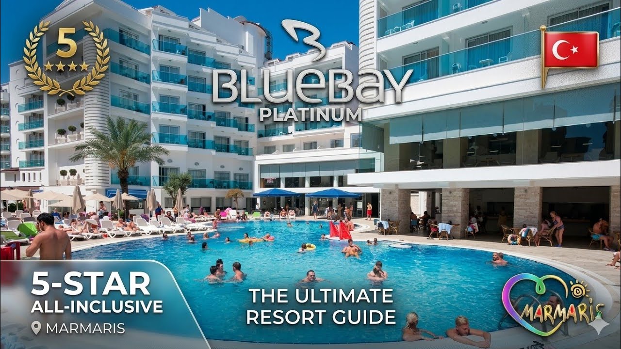 BLUE BAY PLATINUM MARMARIS TURKEY 5 STAR HOTEL ALL INCLUSIVE WALKING TOUR 2025 🇹🇷