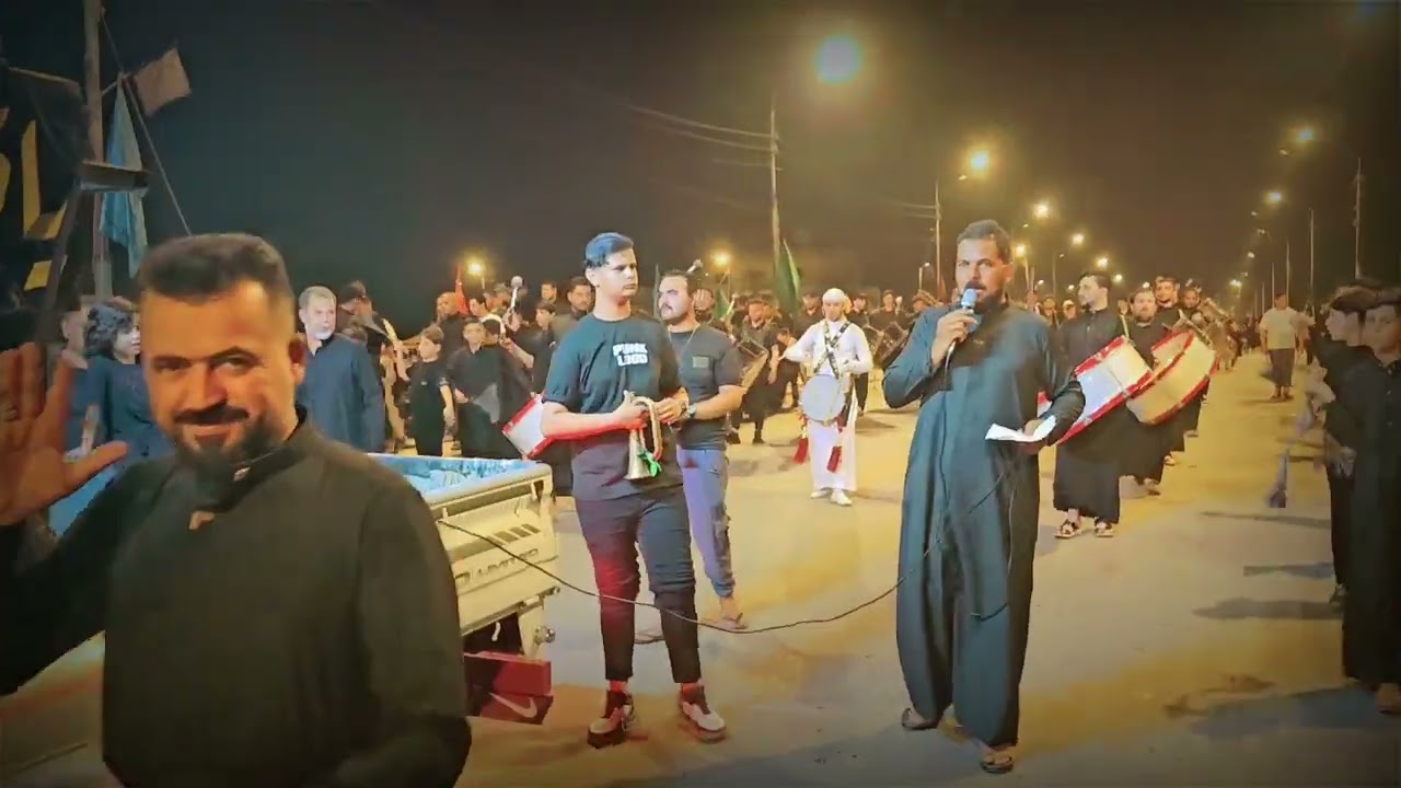 موكب زنجيل الجانب الصغير في الحلة / العراق /الليلة الخامسة/ محرم الحرام 1446 هجرية