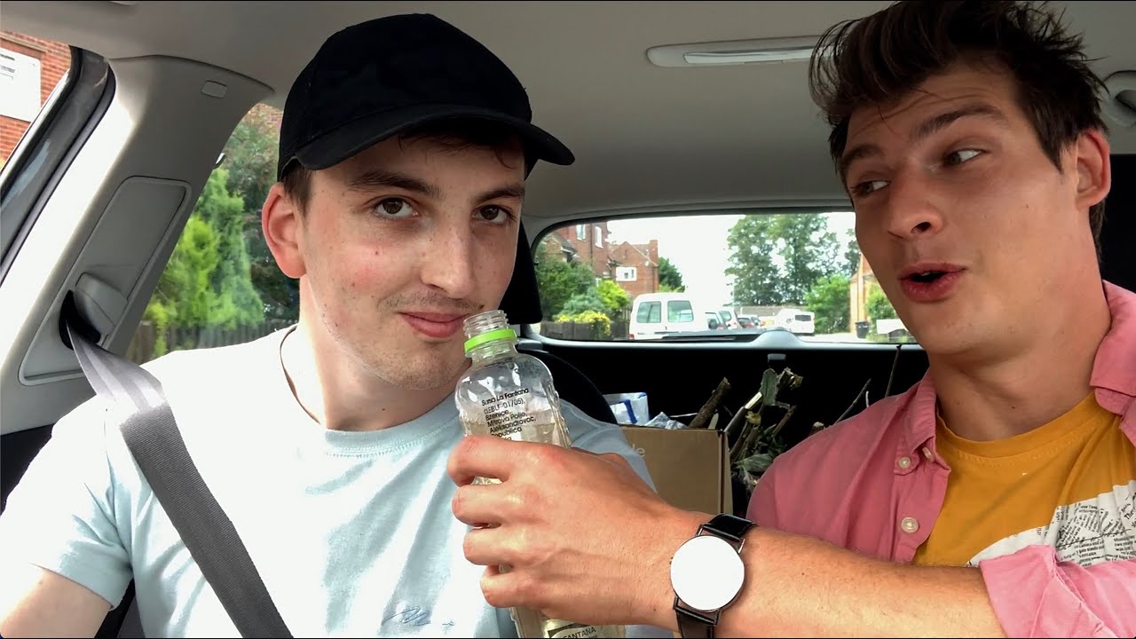 English people try Palincă (Strong Romanian drink)