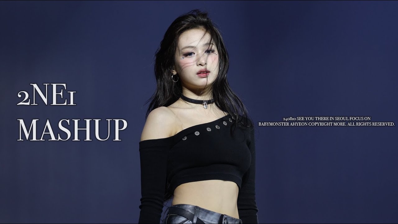 240810 #BABYMONSTER PRESENTS : SEE YOU THERE FINALE IN SEOUL '2NE1 MASHUP' AHYEON 아현 직캠 (4K)