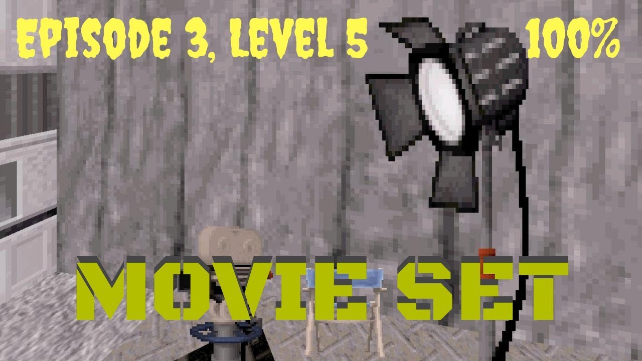 Duke Nukem 3D (100%) Прохождение (E3L5: Съемочная площадка)