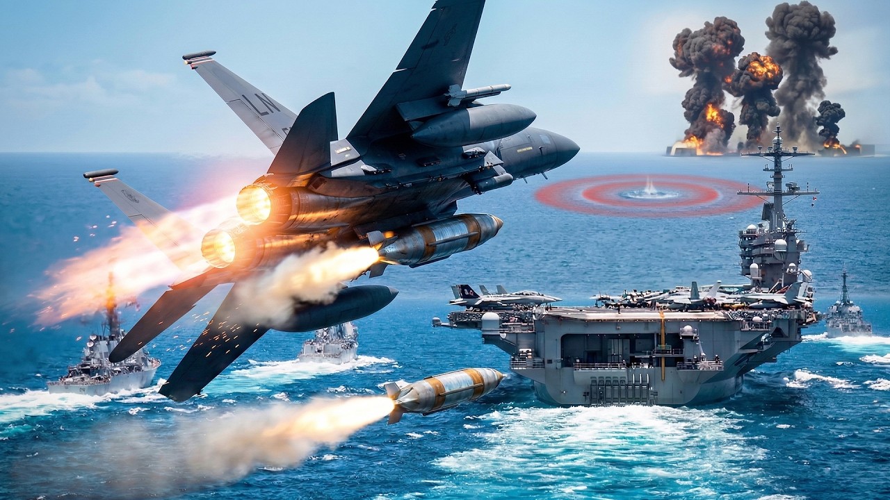 USS Lincoln &ldquo;NOT A DRILL&rdquo; &mdash; F-15E Bunker Buster SHATTERS Deep Bunkers