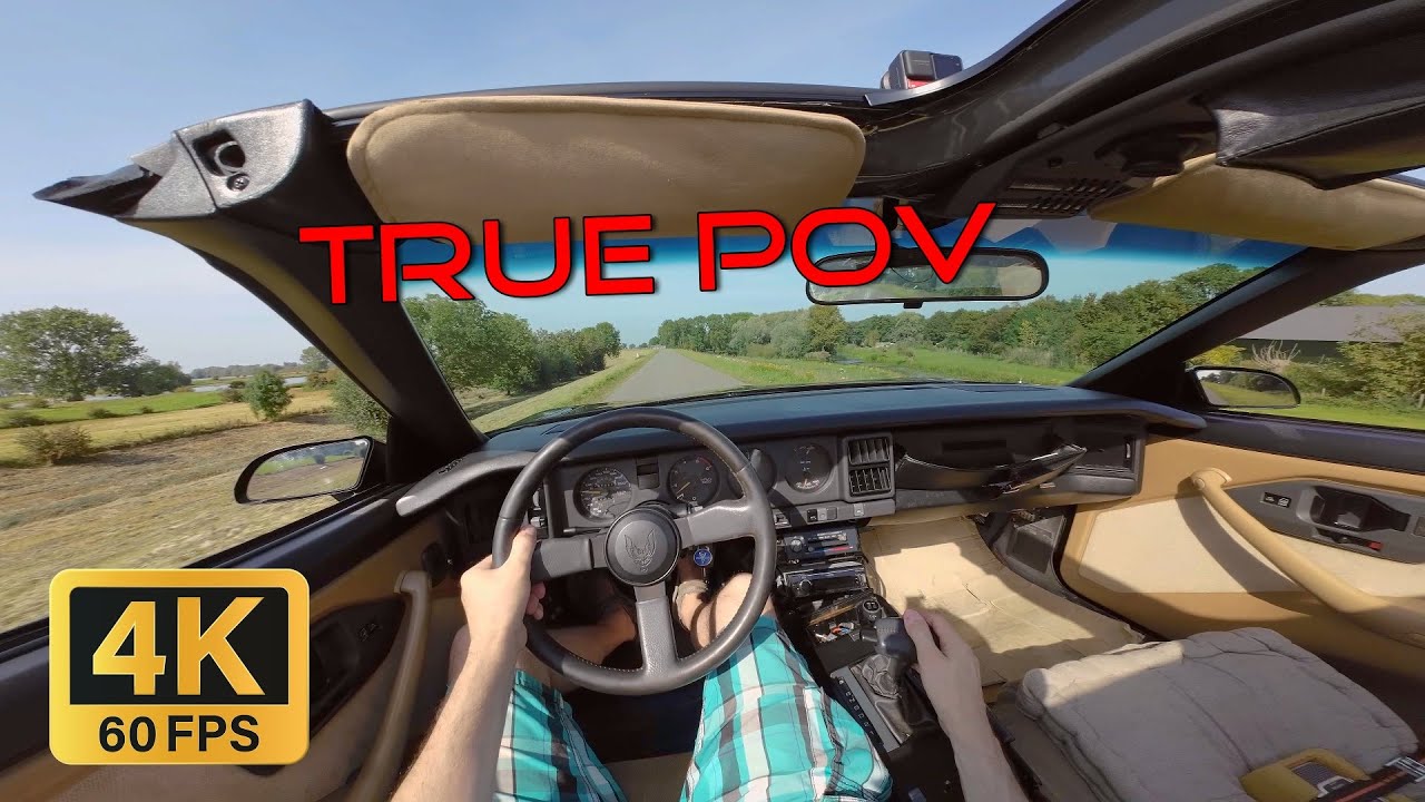 1987 Pontiac TransAm 5.7 V8 TruePOV Summer Drive Short Compilation Part-1 4K60