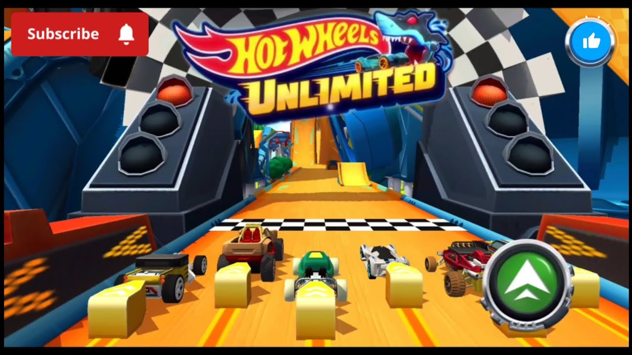 Hot Wheels Unlimited Gameplay Race Green Cars N Monster Truck at HARD TRACK HALLOWEEN SEASON PART 2
