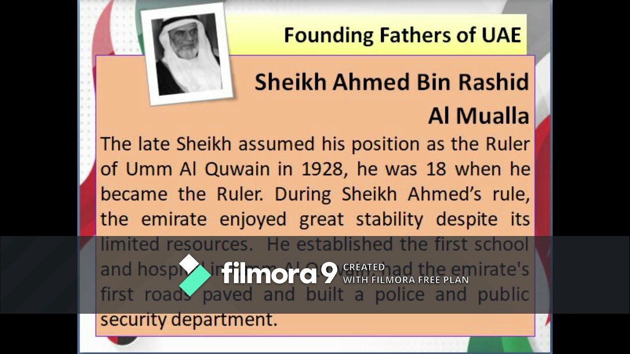 FOUNDING FATHERS OF UAE