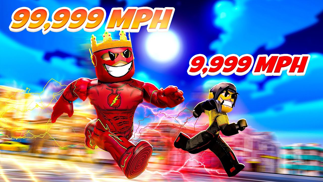 I am FLASH with EXTREME SUPER SPEED in ROBLOX