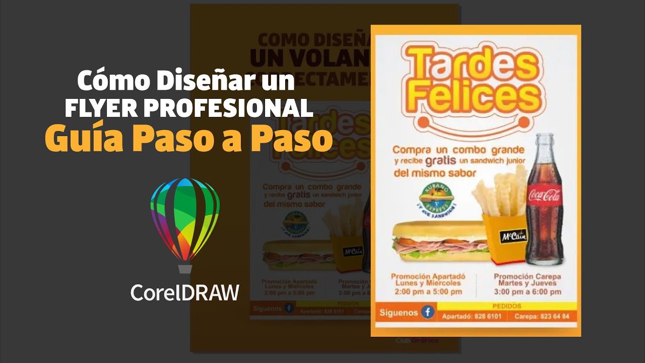 Cómo Crear un Flyer (volante) Profesional en CorelDRAW