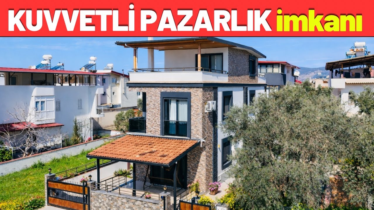  5 ODALI UYGUN FİYATLI VİLLA / AKBÜK-A676 #akbük #satılık #villaturu  
