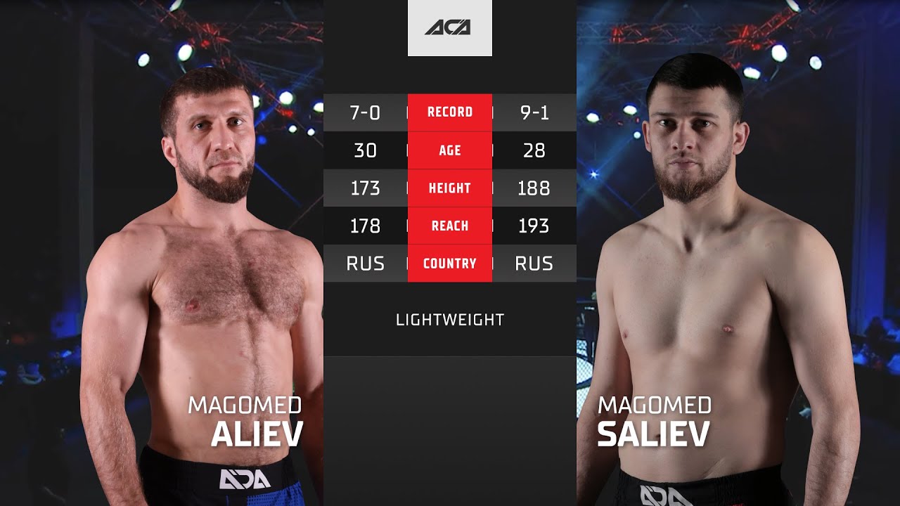 Магомед Алиев vs. Магомед Салиев | Magomed Aliev vs. Magomed Saliev | ACA YE 39