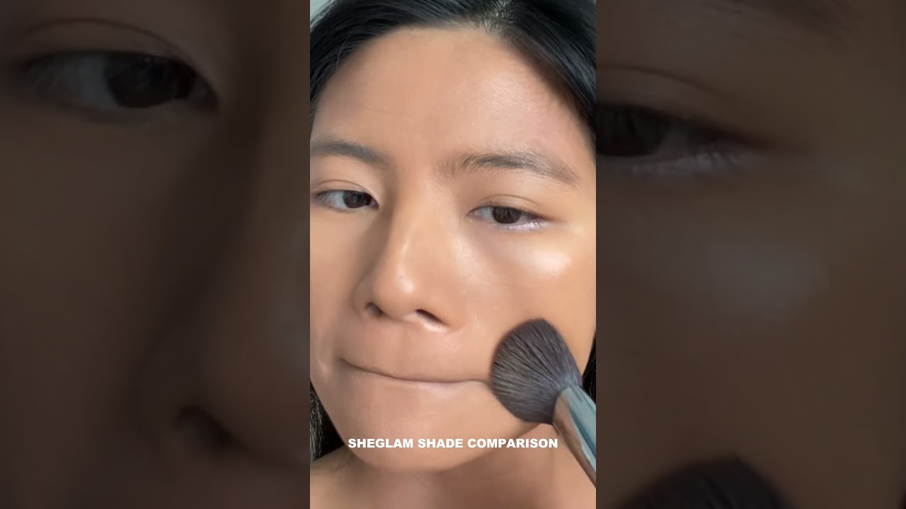 Compare foundation shades with us! 🙋&zwj;♀️ #sheglam #foundation #swatches #liquidfoundation
