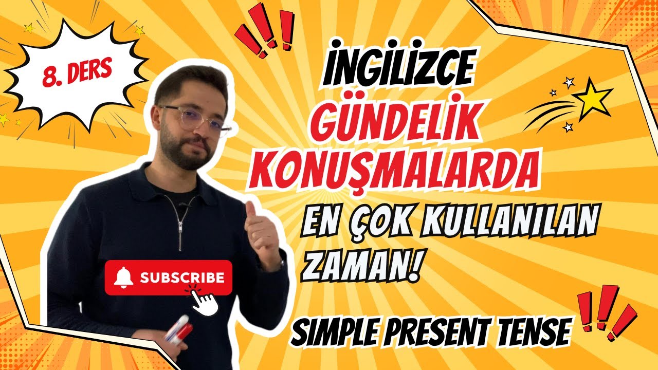 İNGİLİZCE'DE EN ÇOK KULLANILAN TENSE! Doğru Kullanıyor musun?  Simple Present Tense - Geniş Zaman