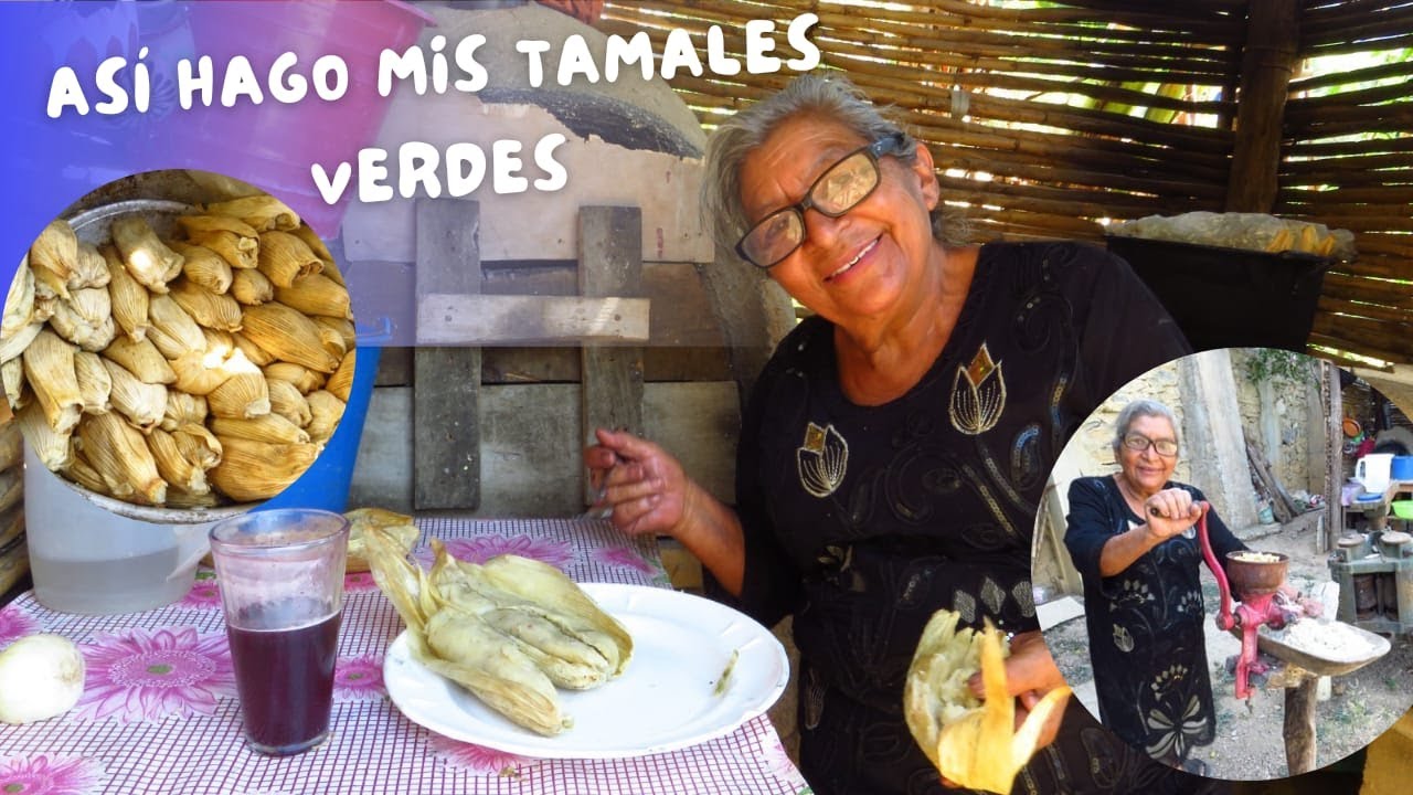 Hoy hice TAMALES VERDES muy sabrosos - Una receta que tienes que hacer