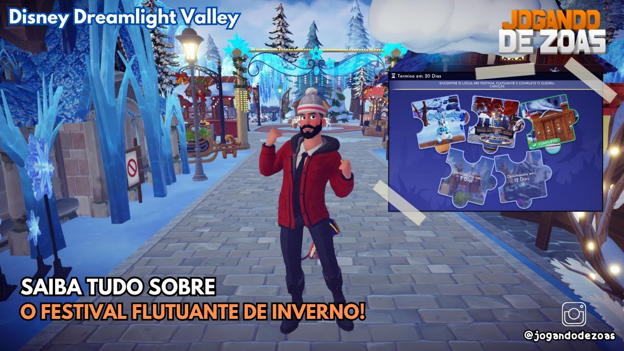 Dreamlight Valley - TUDO SOBRE O FESTIVAL FLUTUANTE DE INVERNO!