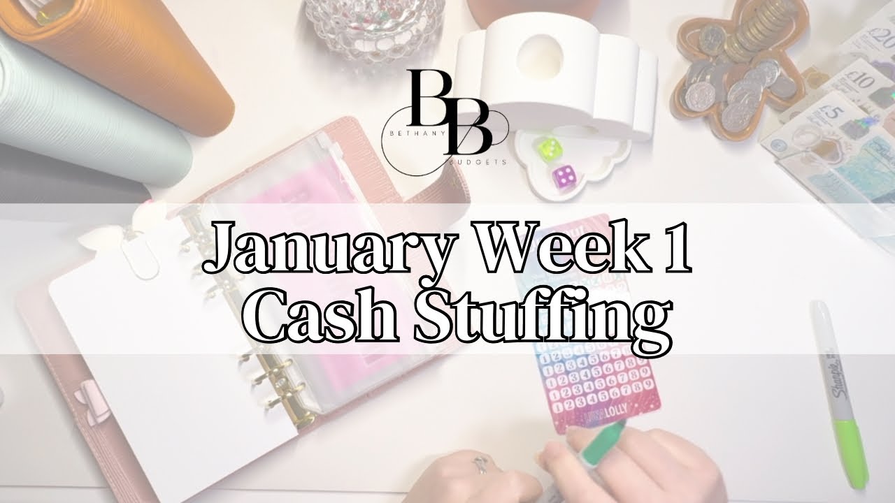 January 2025 Week 1 Cash Stuffing | UK Cash Stuffer | Low Income
