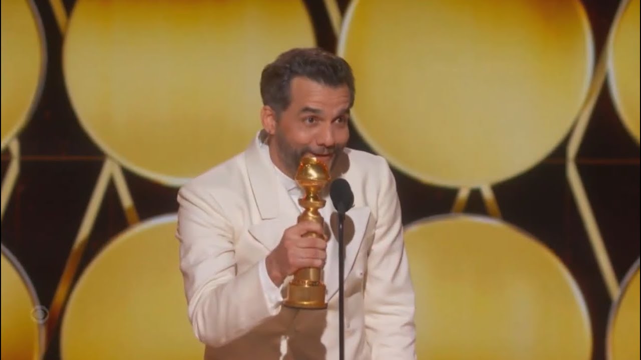 WAGNER MOURA VENCENDO O GLOBO DE OURO 2026 DE MELHOR ATOR DE DRAMA - LEGENDADO