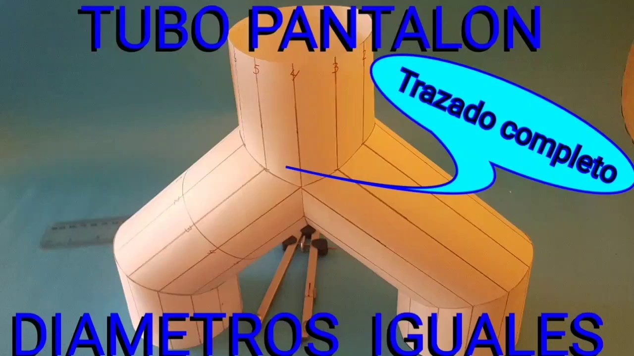 TRAZADO TUBO PANTALON