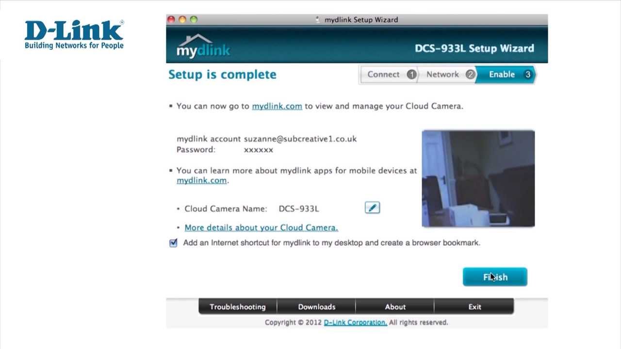 Come installare una videocamera mydlink Cloud