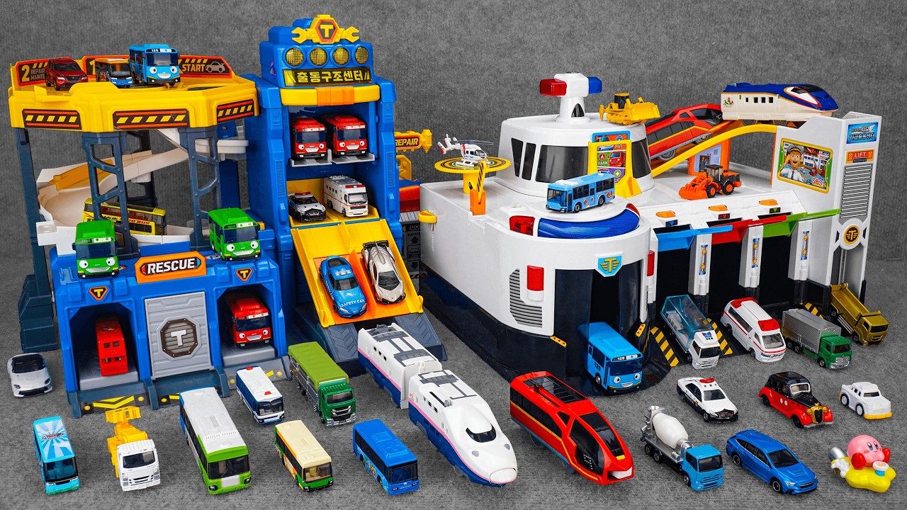 トミカカーステーションコレクションプレイセット Tomica Car Station Collection Playset ASMR Satisfying with Unboxing
