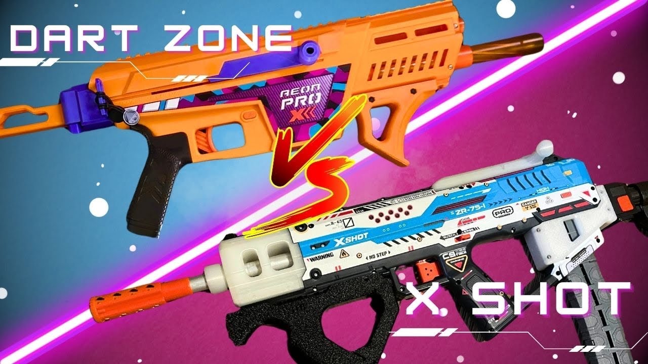 Which Budget PRO Nerf Gun Should YOU buy? X-Shot Fury X VS AF Aeon Pro X