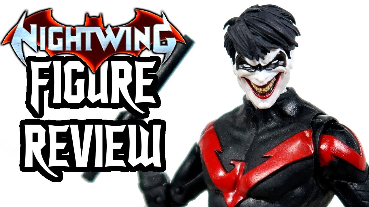 McFarlane Toys DC Multiverse Nightwing Joker Death of the Family Action Figure Review