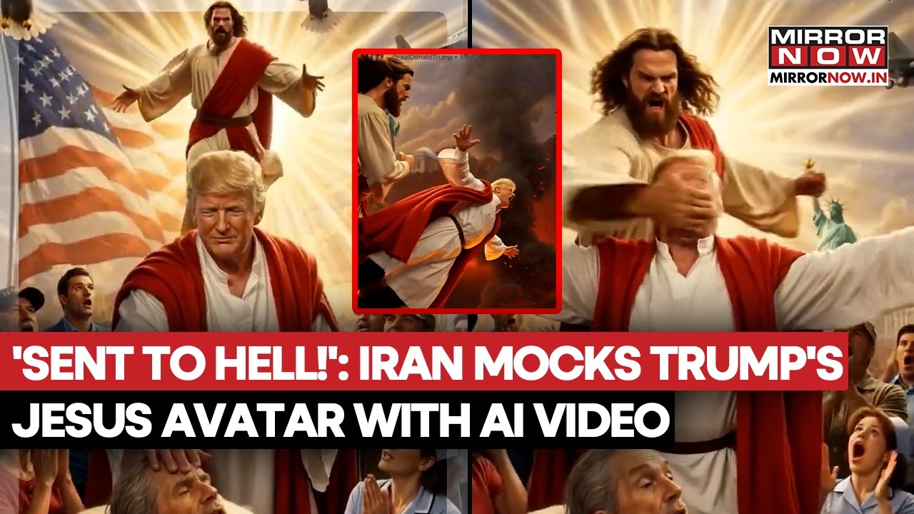 'SENT TO HELL!', Iran Hits Back At Trump With Jesus Resembling Avatar In AI Video | Middle East War
