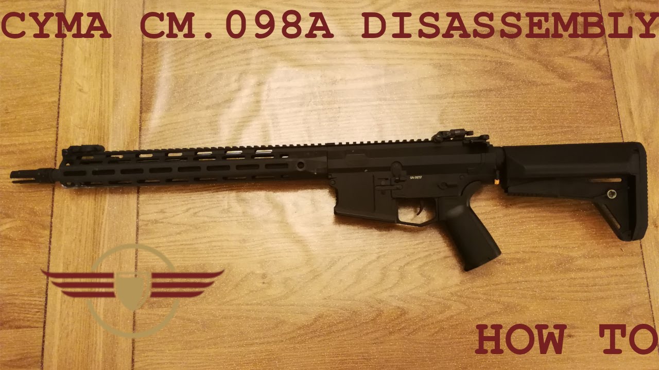 [HOW TO] CYMA CM.098A  PLATINUM E-EDITION DMR SR-25 AR-10 TAKE DOWN DISASSEMBLY PRE-UPGRADED