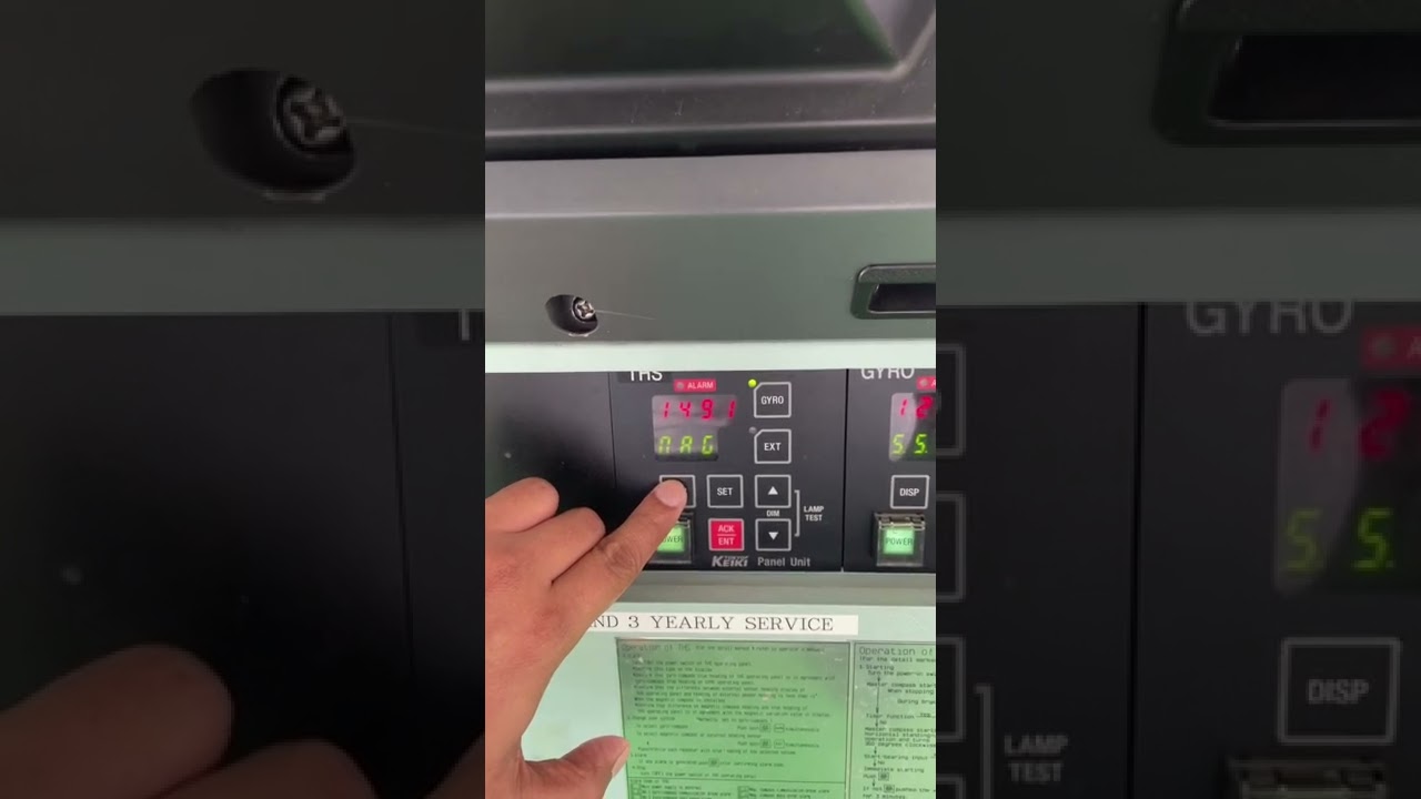 Auto Pilot Off-Course Alarm settings for Tokyo Keiki