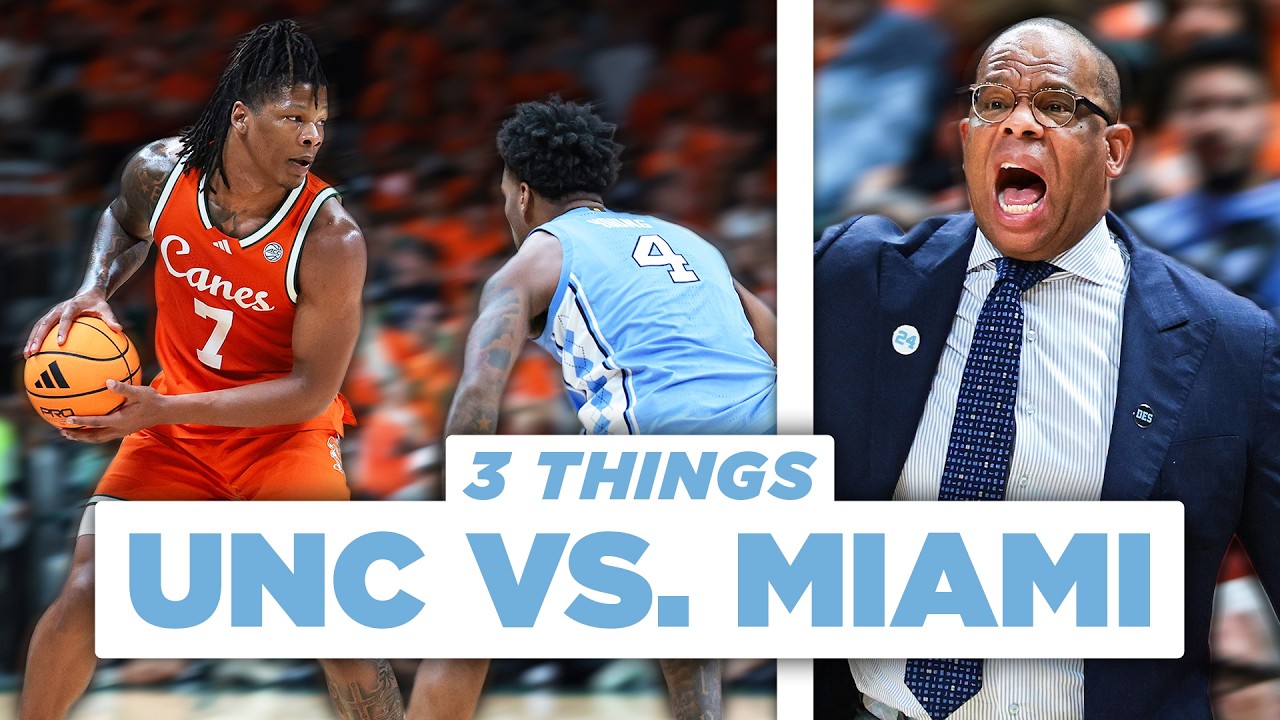 Hubert Davis FUMES As UNC Suffers Lackluster Loss At Miami | 3 Things