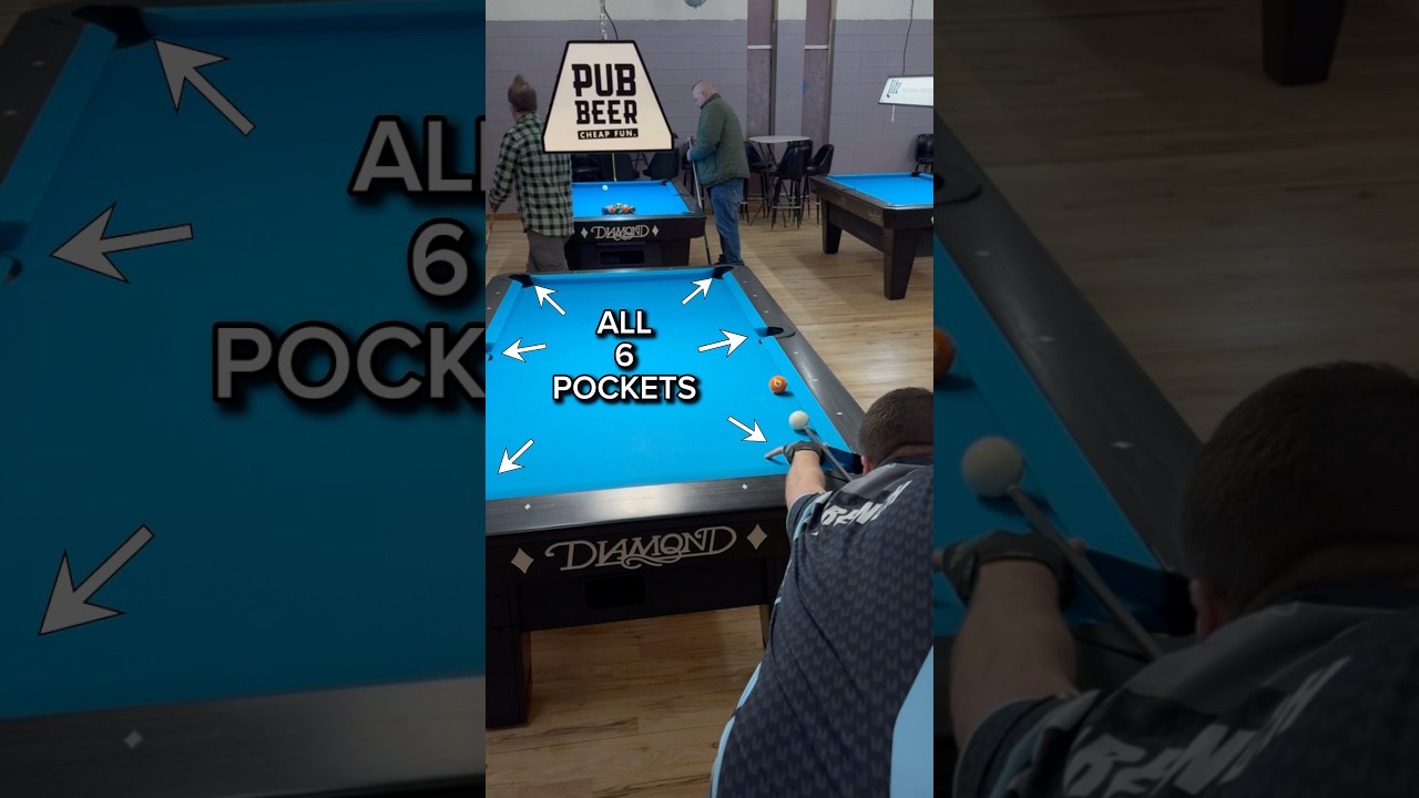Пробный удар! Загони этот шар во ВСЕ 6 луз #magicmikebilliards #jflowerscues