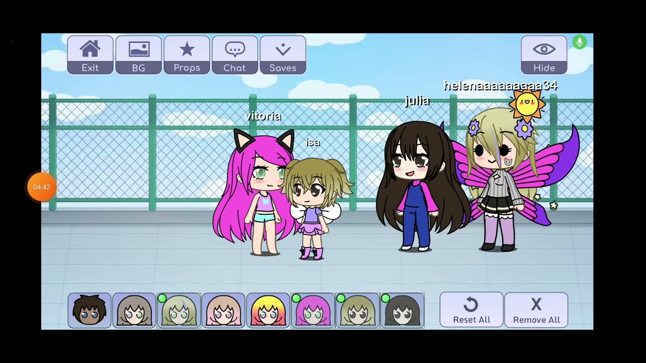 eu e a Isadora salvamos a Vitória mineblox  e a Júlia