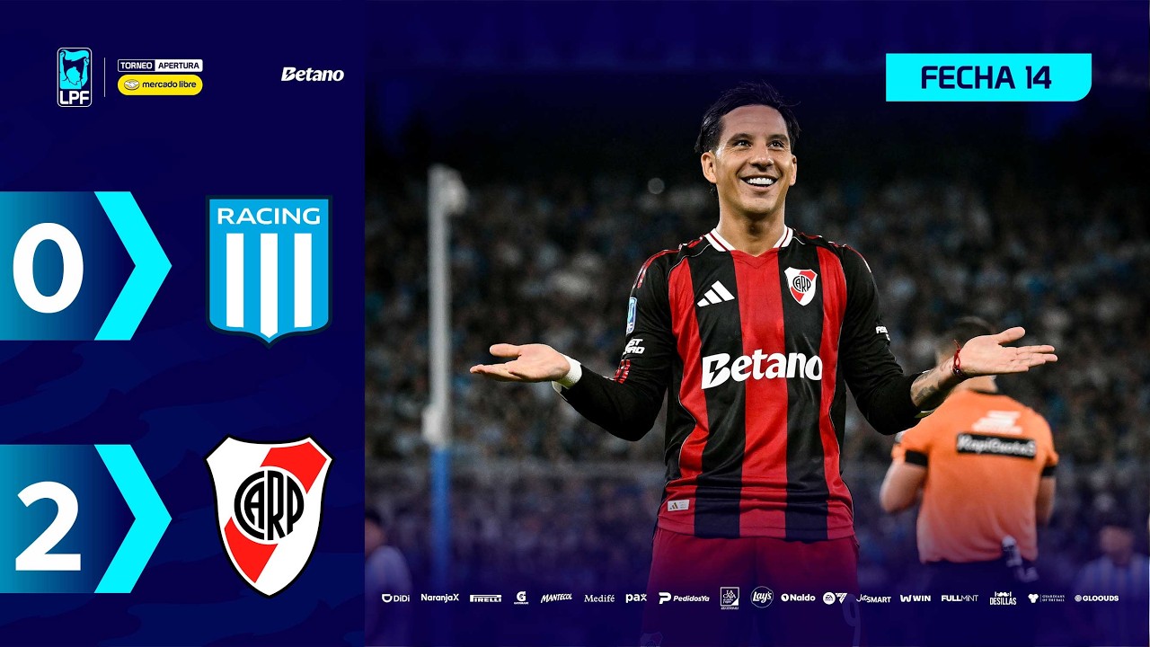 RACING 0 - 2 RIVER | Resumen del partido | #TorneoMercadoLibre 2026 🏆