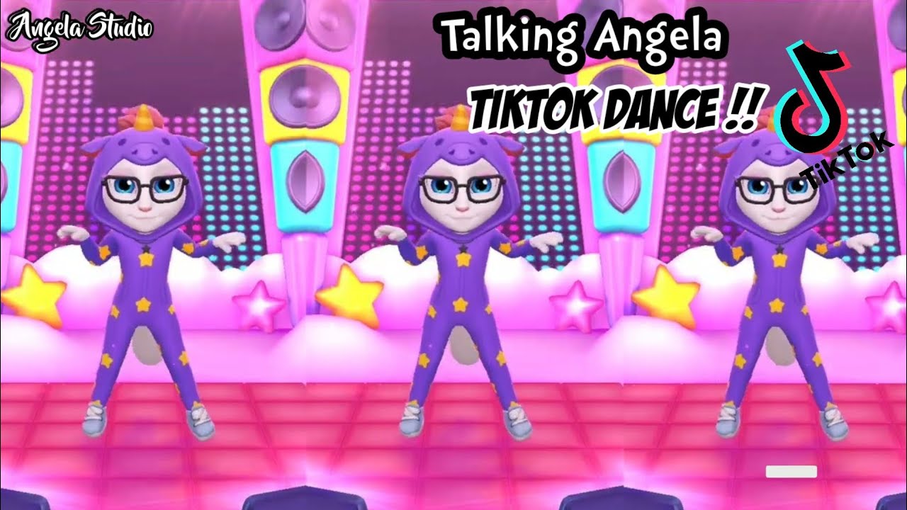 Cute Talking Angela Dance,Tiktok viral song | Angela Studio