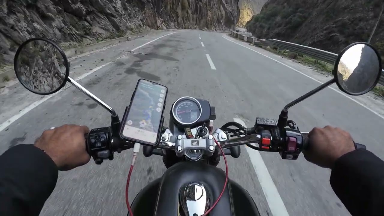 Riding Through the Most Dangerous Mountains | Joshimath to Badrinath | Honda Highness CB 350