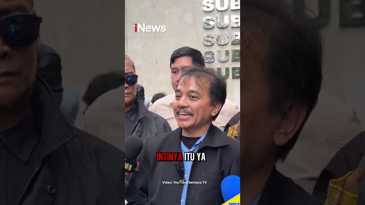 Roy Suryo Buka Baju Lagi di Depan Polda Metro: Kita Korban Mulyono