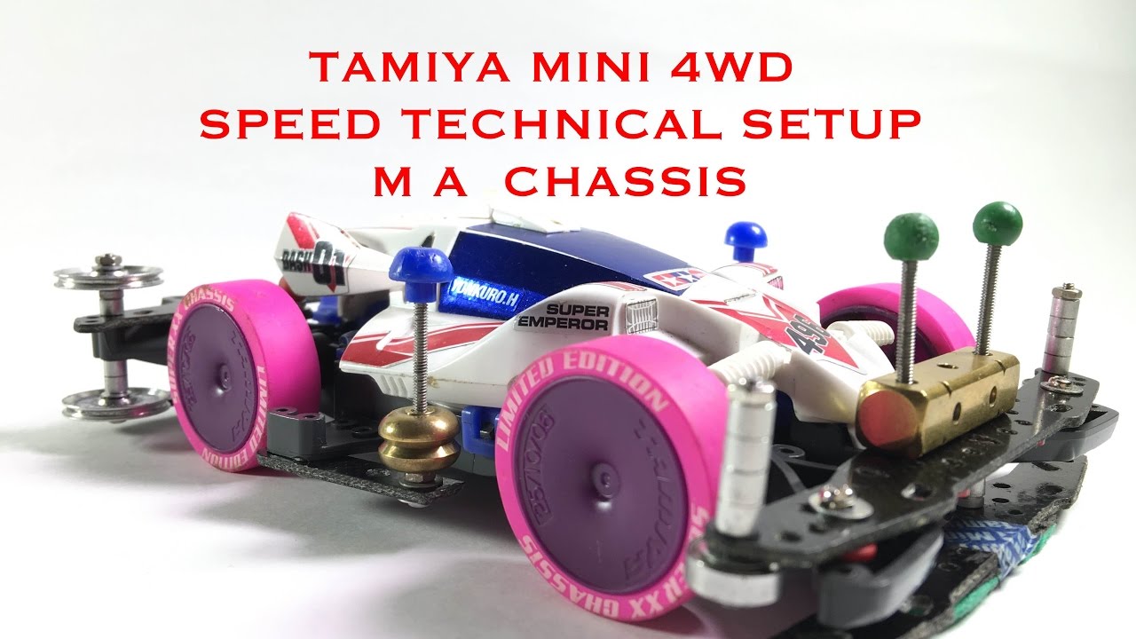 Tamiya Mini 4wd speed technical setup M A Chassis