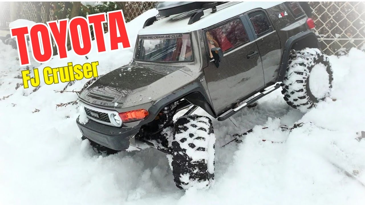 Wie viel SCHNEE verträgt der RC-TOYOTA FJ Cruiser ?! | ABSIMA CR3.4  Crawler #absima  #rc #Khamba