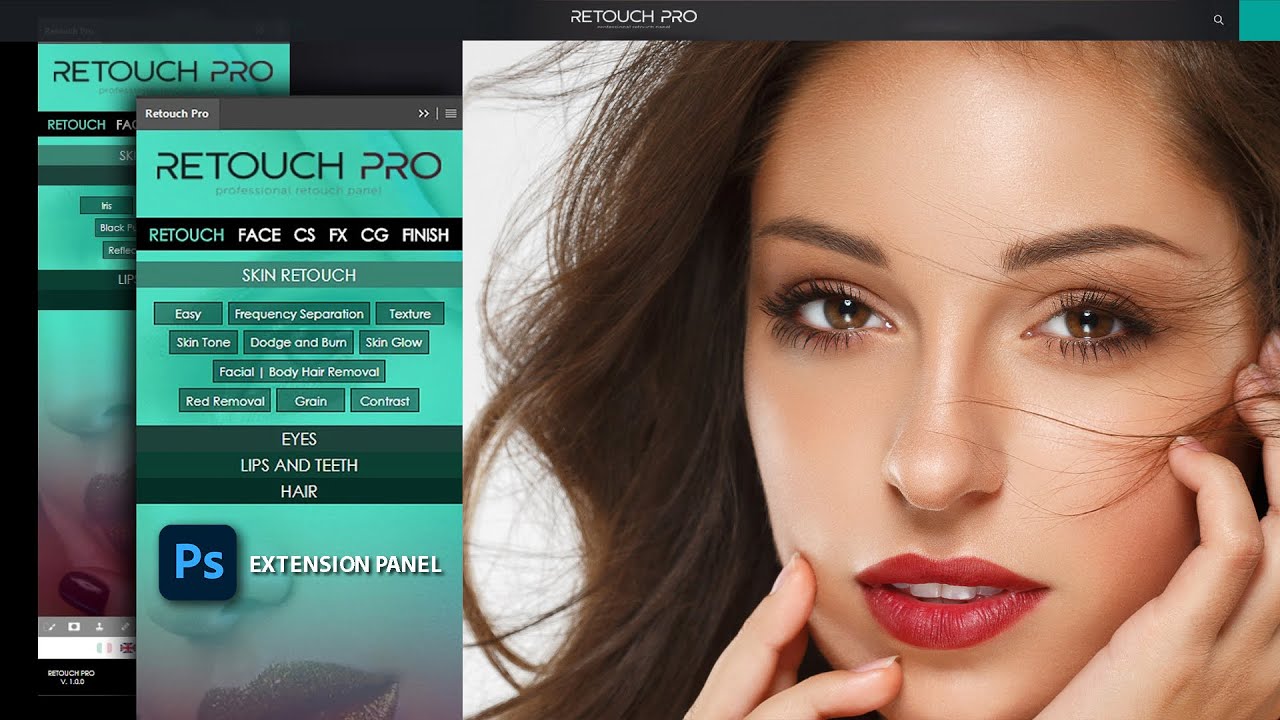 Первый взгляд на Retouch Pro | Панель ретуши кожи Photoshop