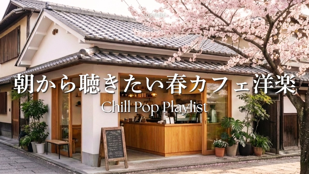 【朝カフェ☕作業用BGM】部屋でかけ流す春カフェ洋楽🌸朝から聴きたい心地いいプレイリスト｜Chill & Relax｜Playlist｜リラックス｜女性ボーカル