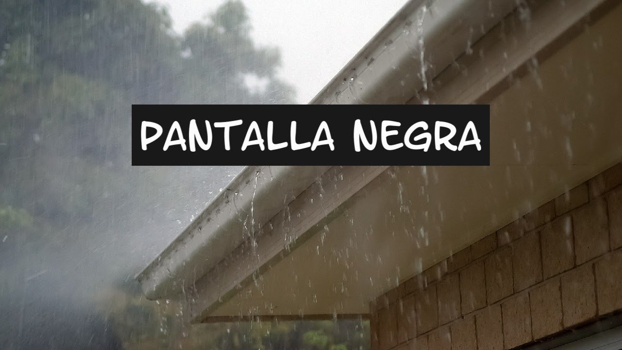 Sonido de lluvia en Techo de lamina, zinc, PANTALLA NEGRA Sueño Insomnio Relajarse Descanso 10 horas