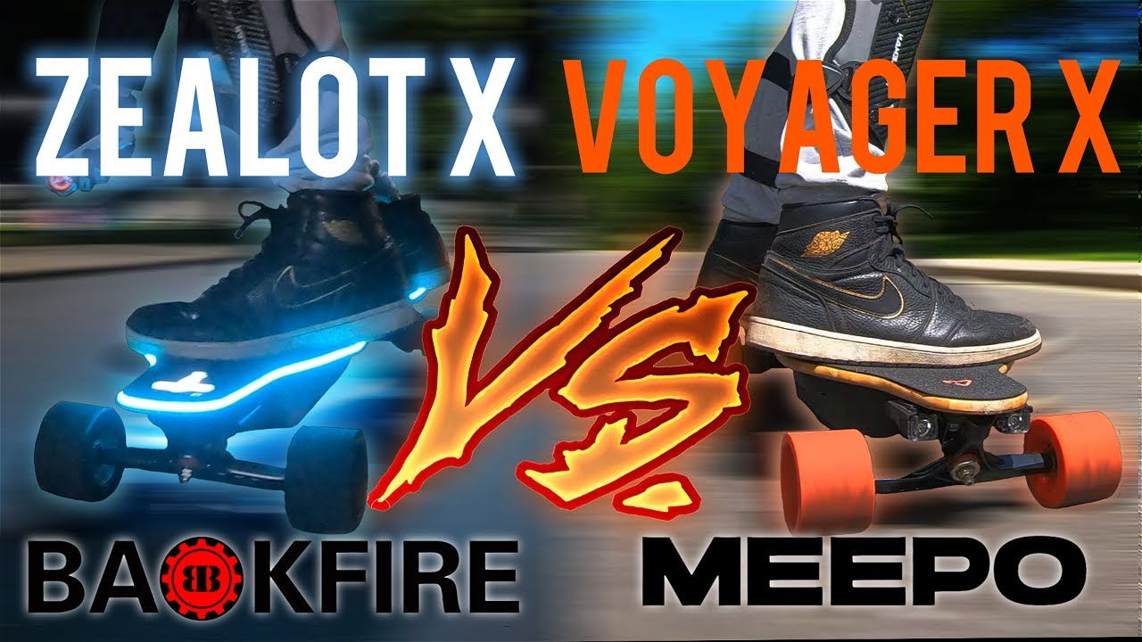 BACKFIRE Zealot X против MEEPO Voyager X | Обзор и гоночный тест электроскейтборда