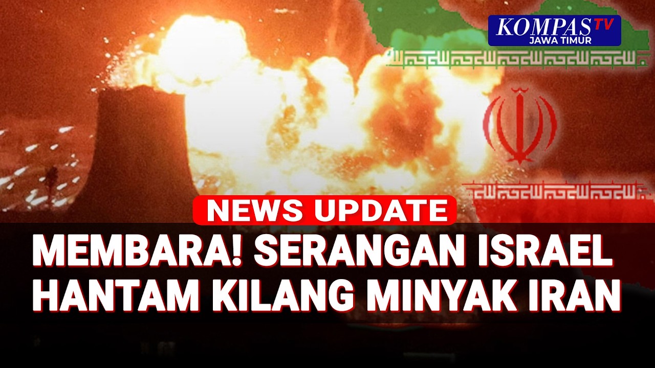 Membara! Serangan Israel Hantam Kilang Minyak Teheran, 3 Depot Dilaporkan Terbakar