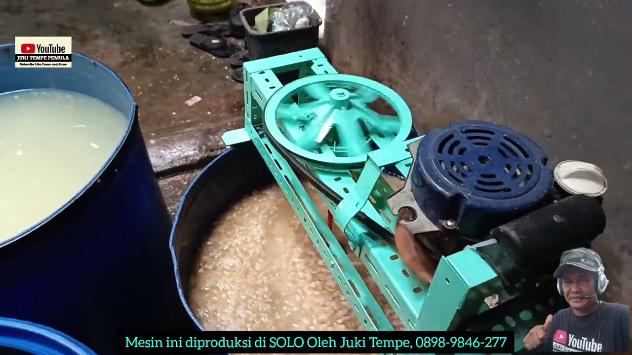 Alat mesin Cuci kedelai tempe praktis dan murah