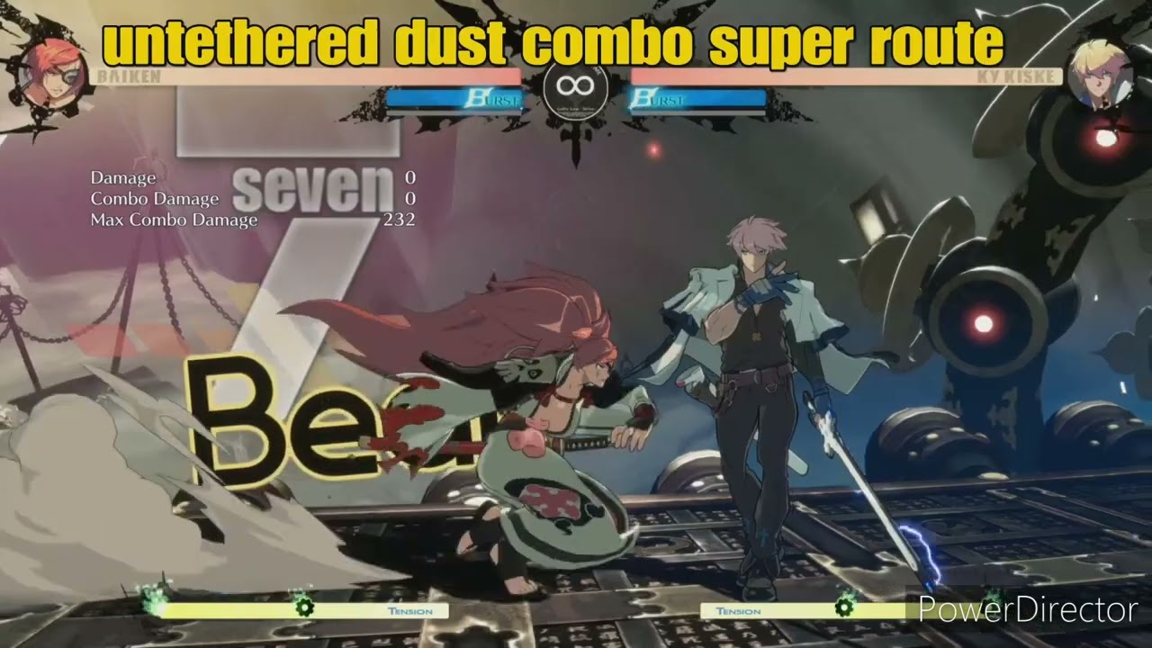 Baiken Dust combo examples