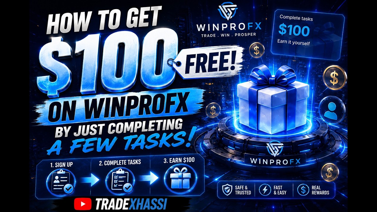 How to Claim a FREE $100 to Trade on Winprofx (Step-by-Step Tutorial) | tradeXhassi