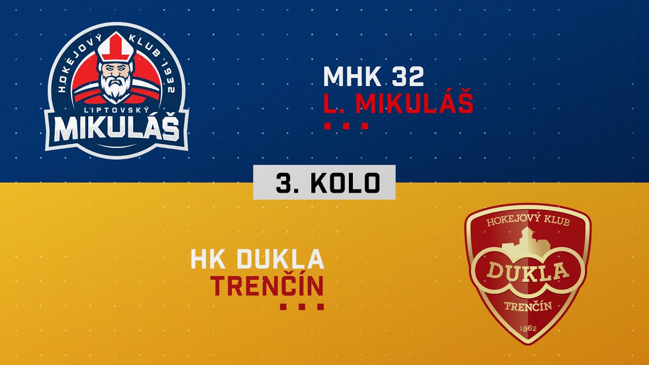 3.kolo MHK 32 Liptovský Mikuláš - Dukla Trenčín HIGHLIGHTS