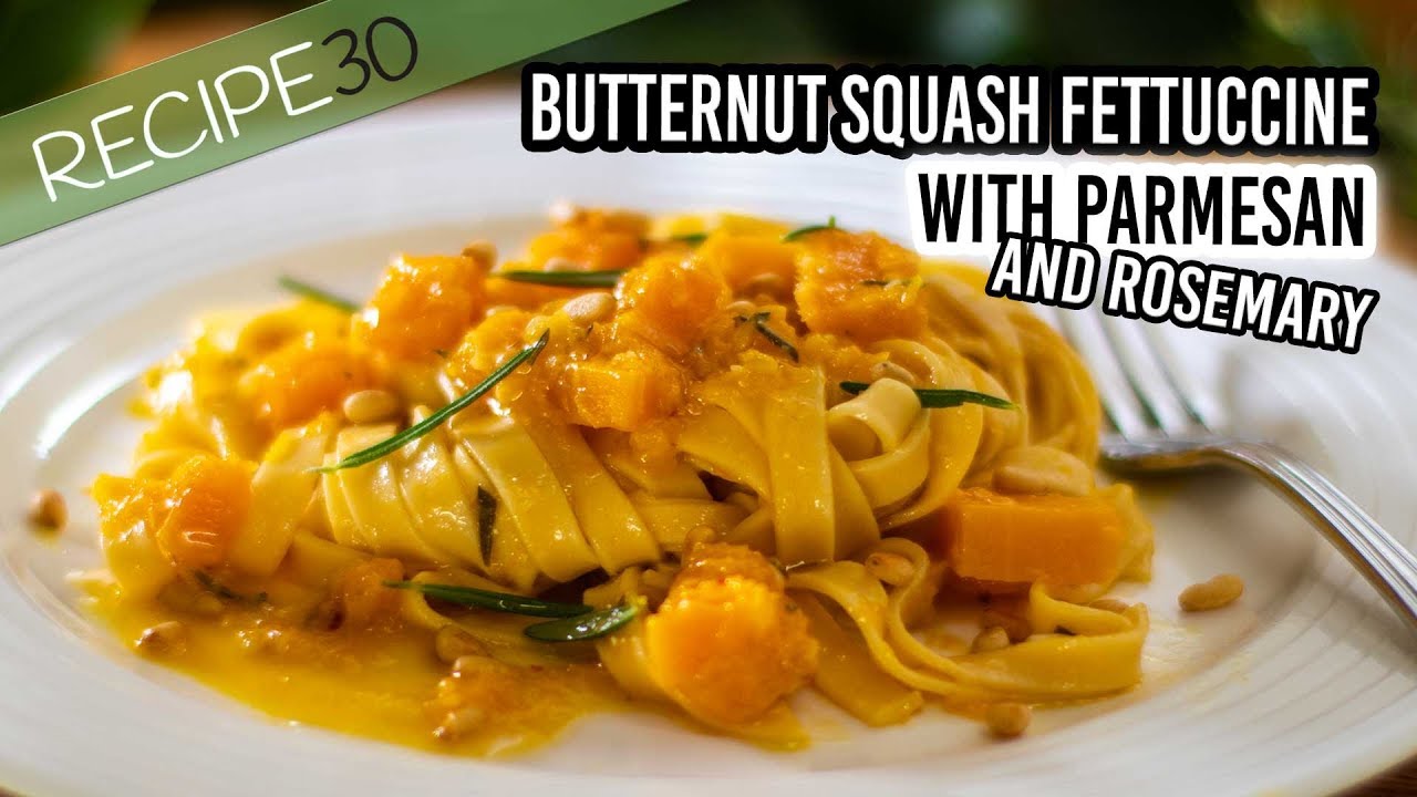 Butternut squash fettuccine