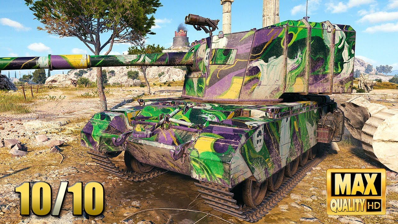 FV4005 Stage II: Thriller on map Cliff - World of Tanks