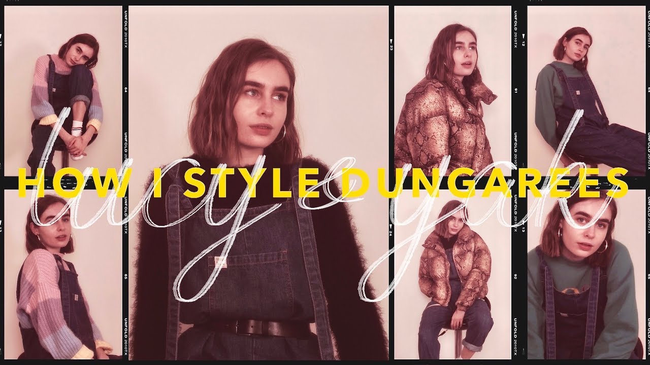 How I Style : Denim Dungarees (ft. Lucy & Yak) | Katie Joslin