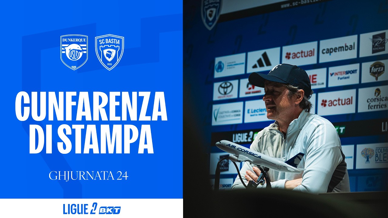 USL Dunkerque - SC Bastia : Cunfarenza di stampa di Réginald Ray