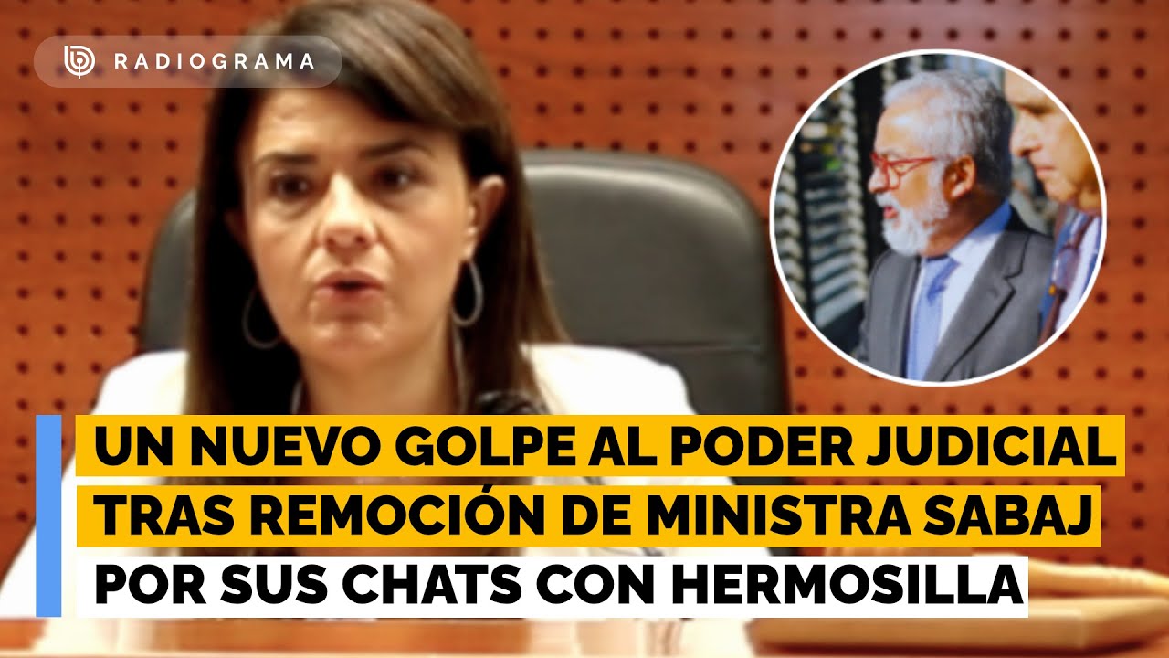 Un nuevo golpe al Poder Judicial tras remoción de ministra Sabaj por sus chats con Luis Hermosilla